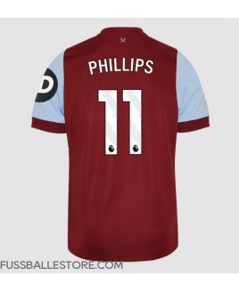 Günstige West Ham United Kalvin Phillips #11 Heimtrikot 2023-24 Kurzarm